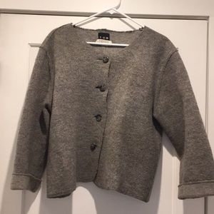 Vintage Bergdorf Goodman Boiled Wool Jacket